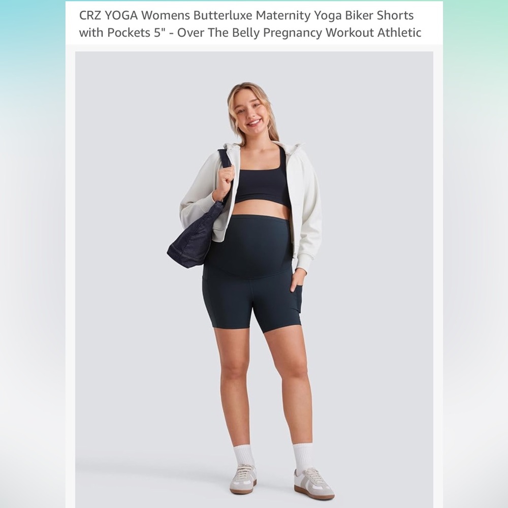 *Lot of 4* CRZ YOGA Maternity Biker Shorts and Leggings